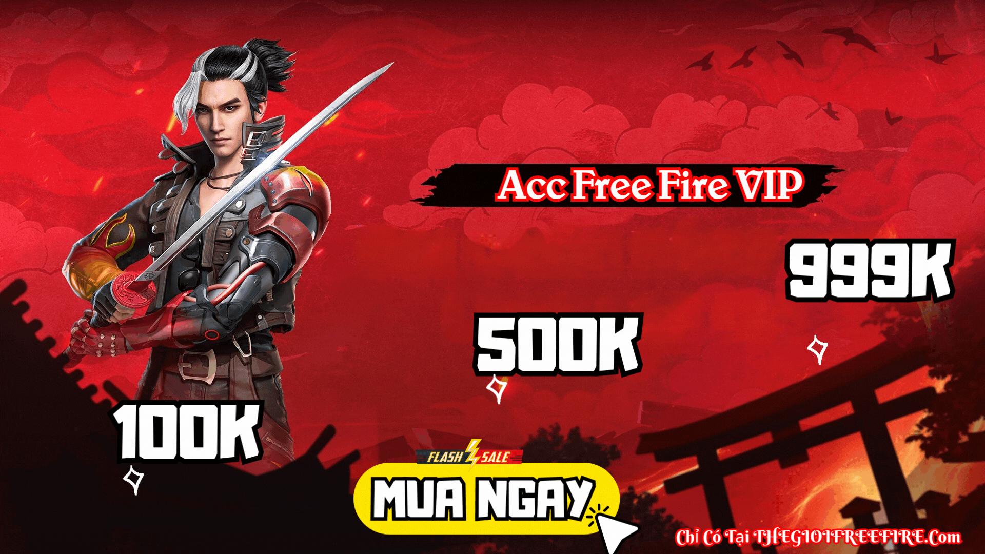 ACC FREE FIRE TỰ CHỌN VIP